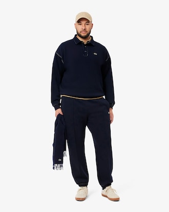 Regular Fit Piqu&eacute; Sweatpants