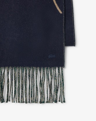 Jacquard Wool Scarf