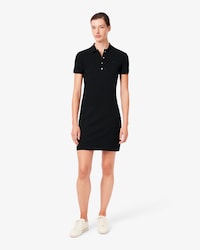 Women's Slim Fit Stretch Mini Piqu&eacute; Polo Dress