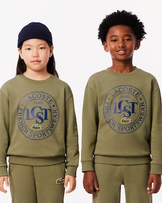 Kids' Printed Crew Neck Sweatshirt