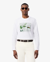 Relaxed Fit Long Sleeved Heavy Cotton T-Shirt