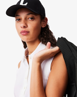 Polo elástico sin mangas L.12.D Slim Fit para mujer