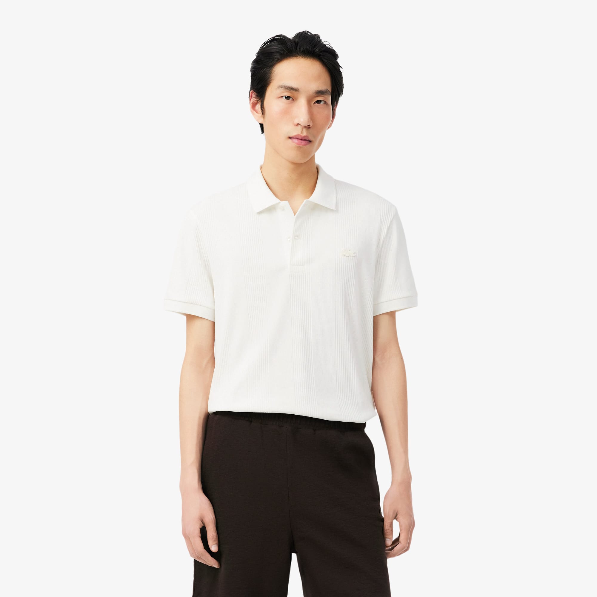 Classic Fit Ribbed Knit Polo - Polo Shirts - New In 2026 | Lacoste
