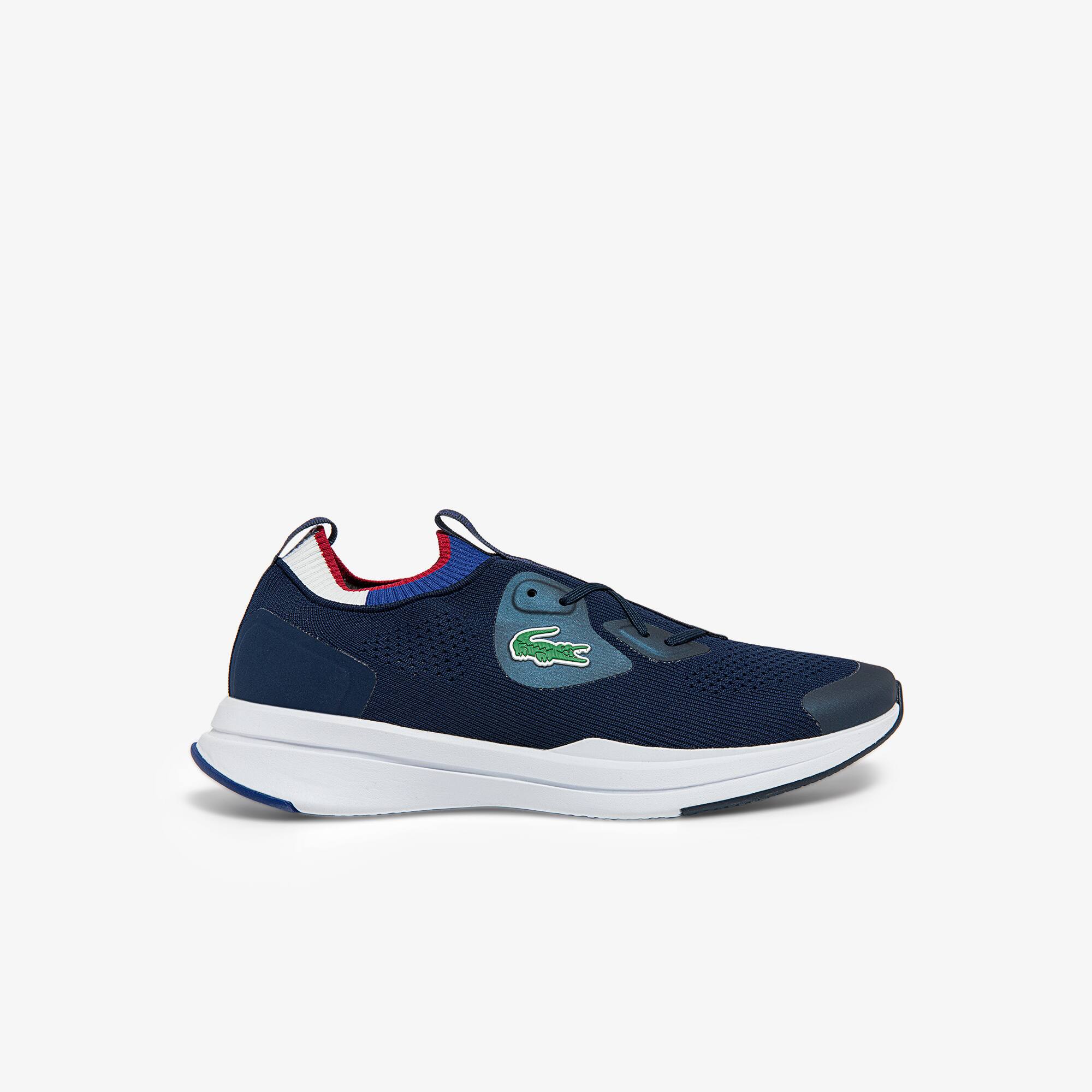 Lacoste Men's Run Spin Knit Textile Sneakers - 11 In Blue | ModeSens