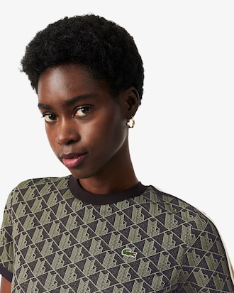 Women's Slim Fit Monogram T-Shirt