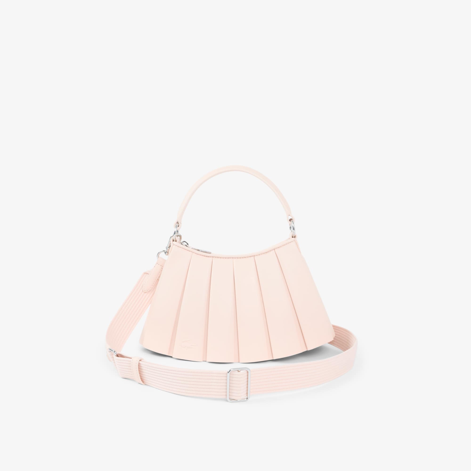 Lacoste Bolsa Lenglen Pequeña de Piel Unisex Rosa