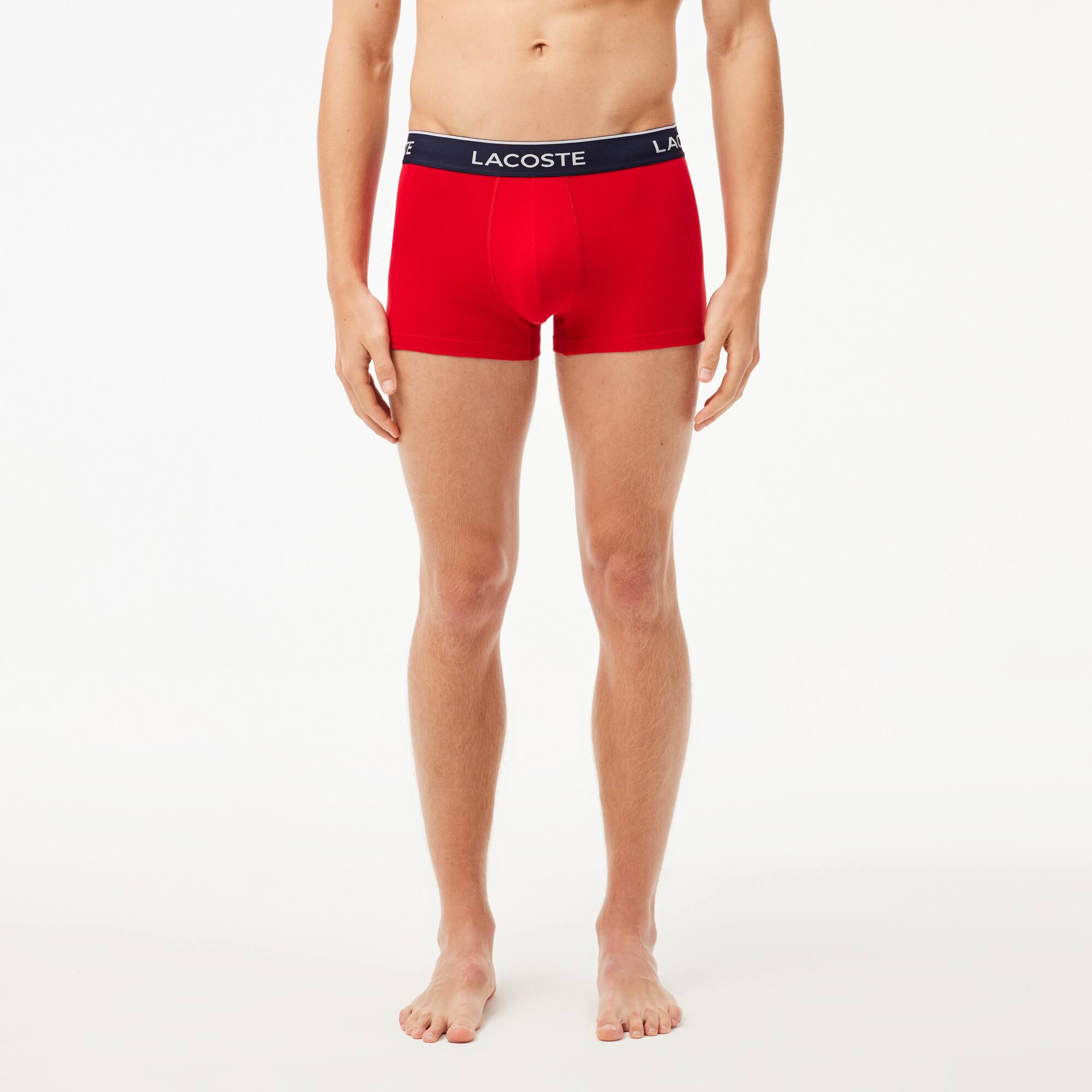 Men's 3-Pack Stretch Trunks - Underwear - New In 2025 | Lacoste