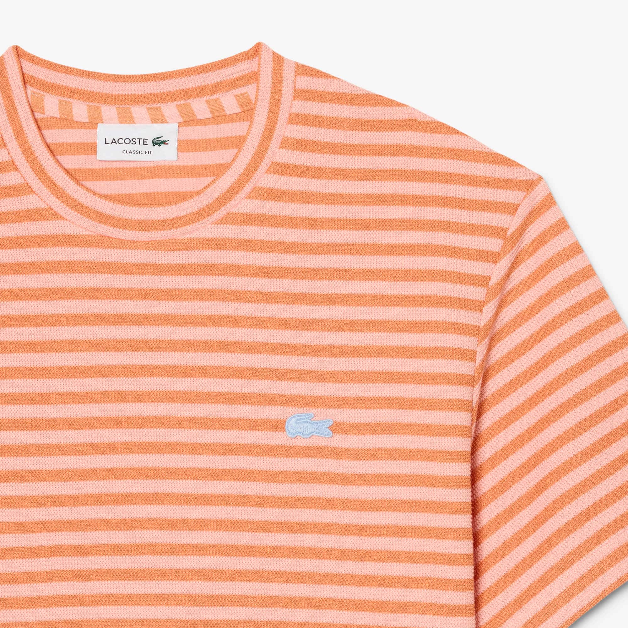 Textured Striped Cotton T-Shirt - Men's Collection - New In 2026