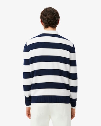 Striped Cotton Crew Neck Sailor Sweater