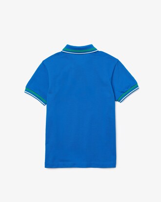 Kids' Contrast Detail Cotton Piqu&eacute; Polo