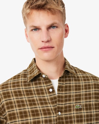 Regular Fit Plaid Flannel Shirt