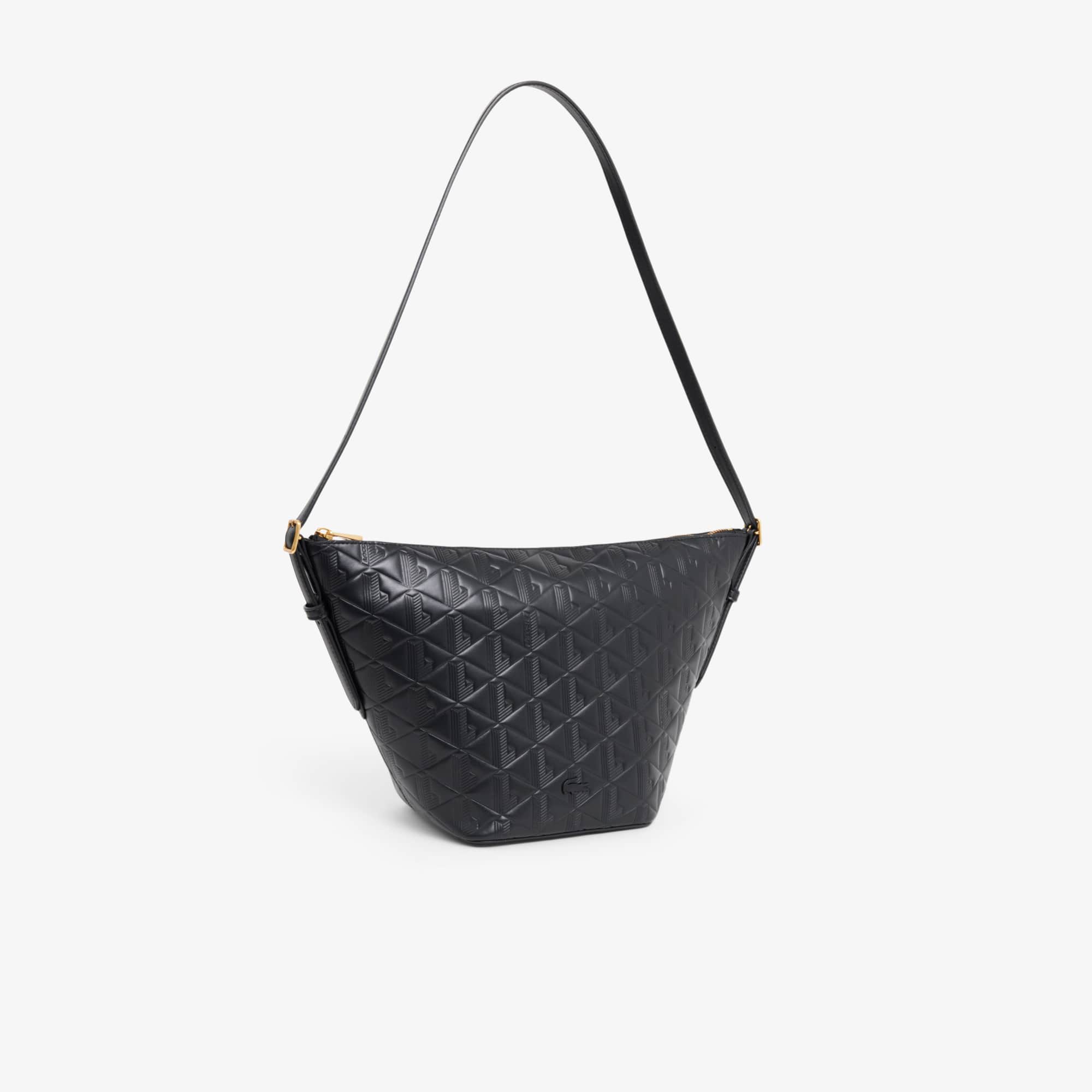 マリィ Maheki Embossed Leather Hobo Bag - Bags - New In 2026 | Lacoste