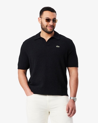 Classic Fit Boucl&eacute; Knit Polo