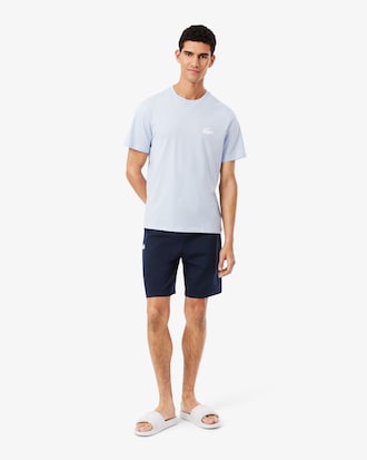 Men's Straight Fit Fleece Pajama Shorts