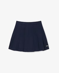 Women's Short Stretch Cotton Pleated Skirt