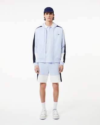 Men's Zip-Up Colorblock Hoodie