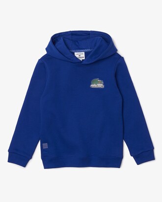 Sudadera Lacoste x Minecraft de algod&oacute;n org&aacute;nico para ni&ntilde;o
