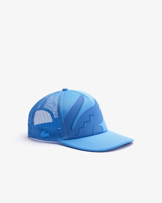 Casquette unisexe en n&eacute;opr&egrave;ne et r&eacute;sille avec crocodile imprim&eacute;