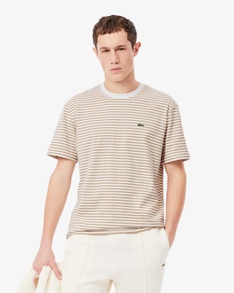 Men's Striped Heavy Cotton T-Shirt