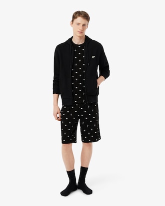 Men's Printed Cotton Pajama Set