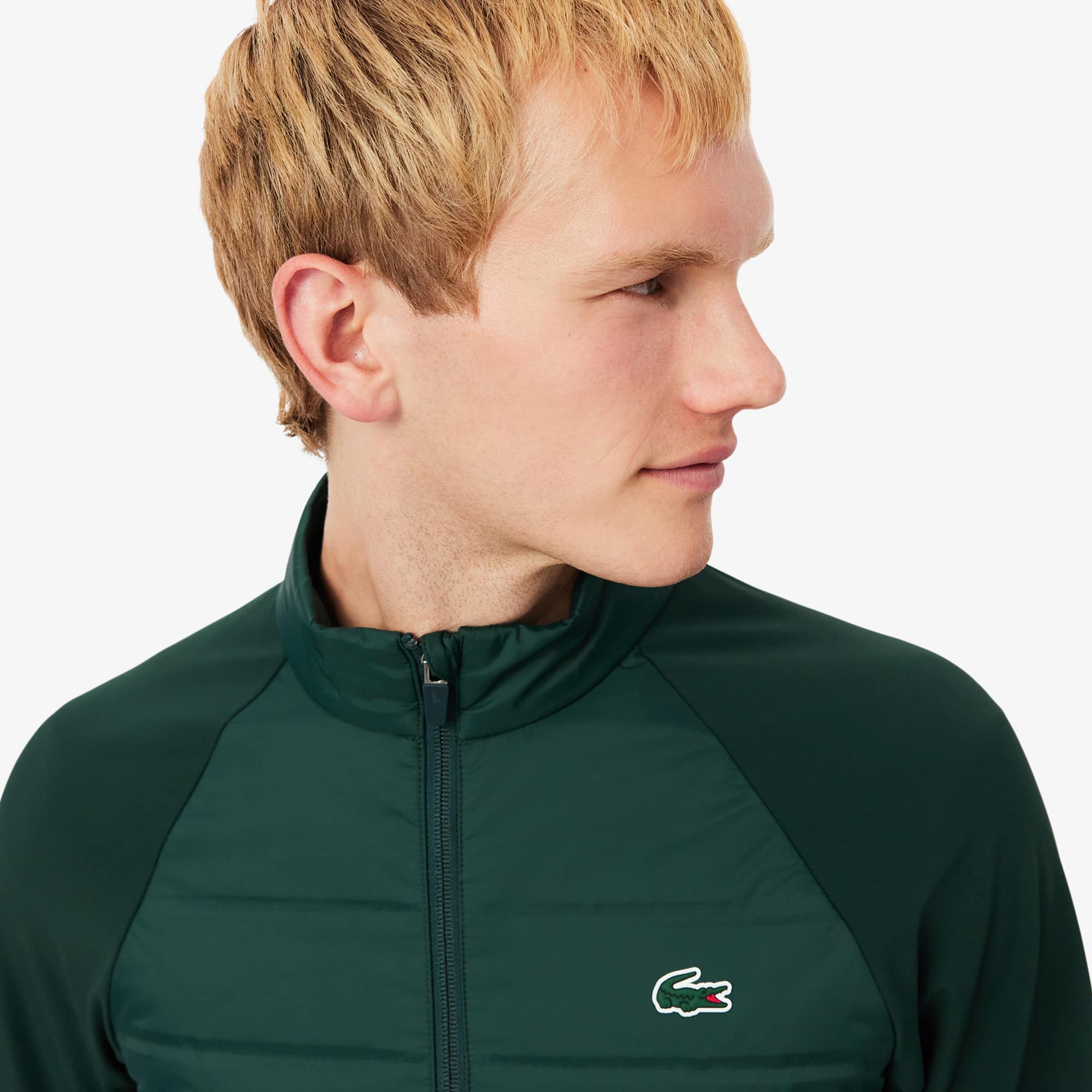 Men's High-Neck Quilted Golf Jacket - Jackets & Coats - New In