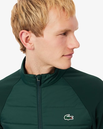 Men's High-Neck Quilted Golf Jacket