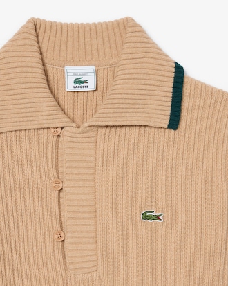 Archive Edition Striped Polo Collar Sweater