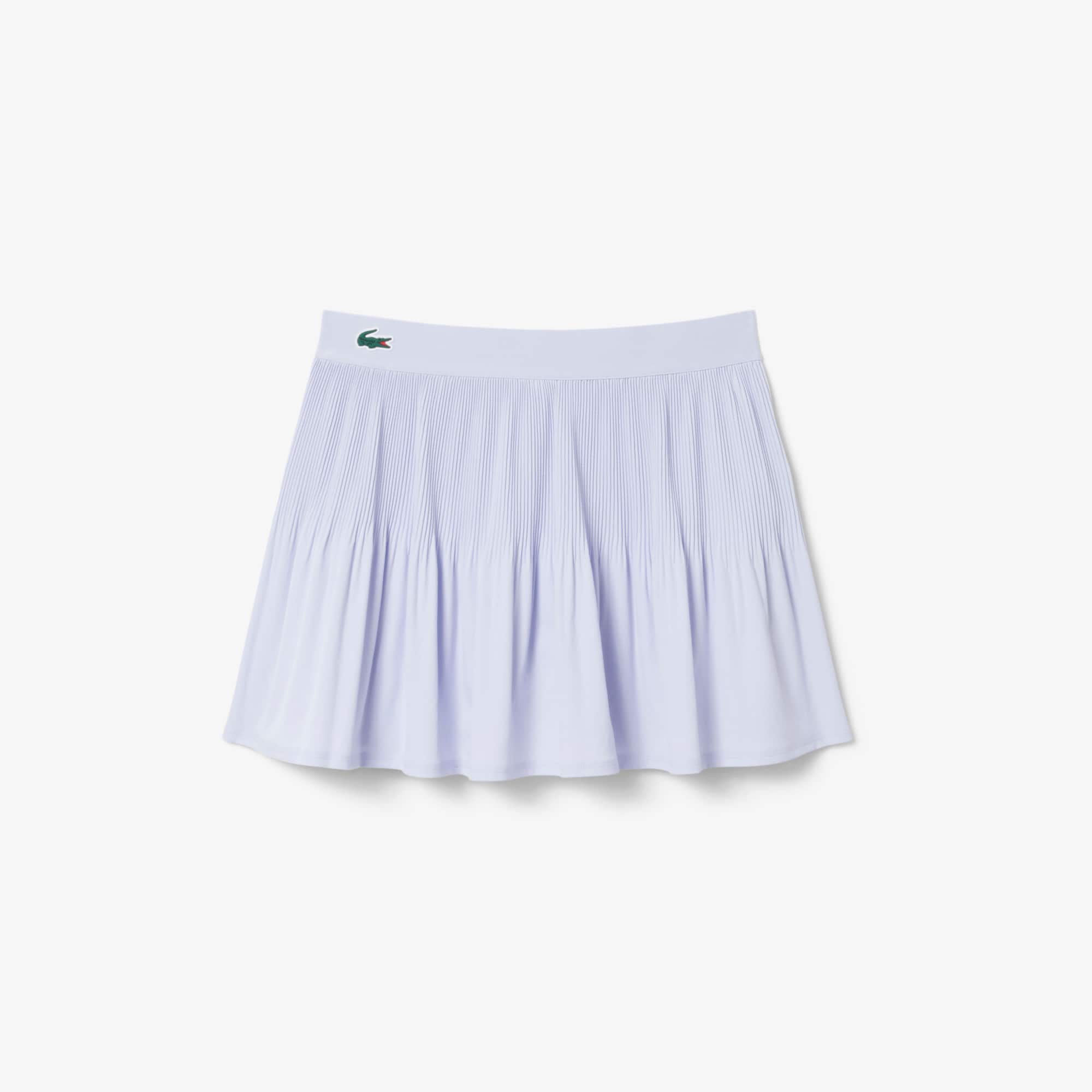 Lacoste Ultra Dry Tennis Skirt With Liner - 36 In Blue