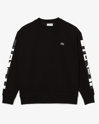 Men's Loose Fit Reflective Print Sweatshirt