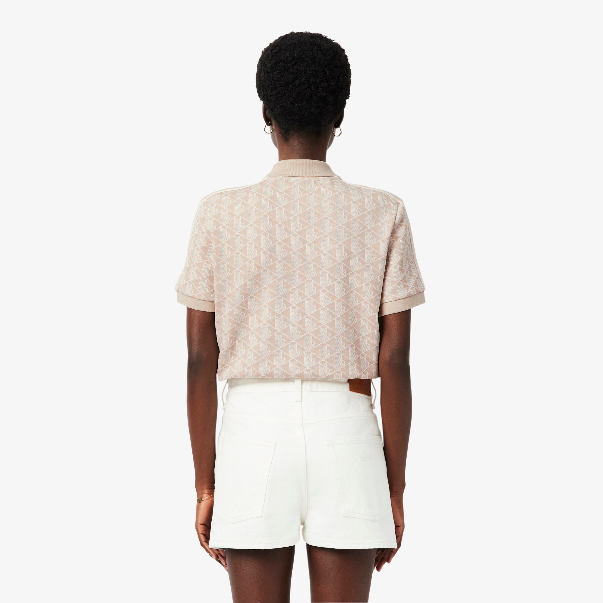 Women's Slim Fit Monogram Polo