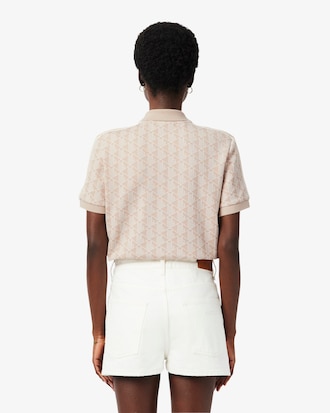 Women's Slim Fit Monogram Polo