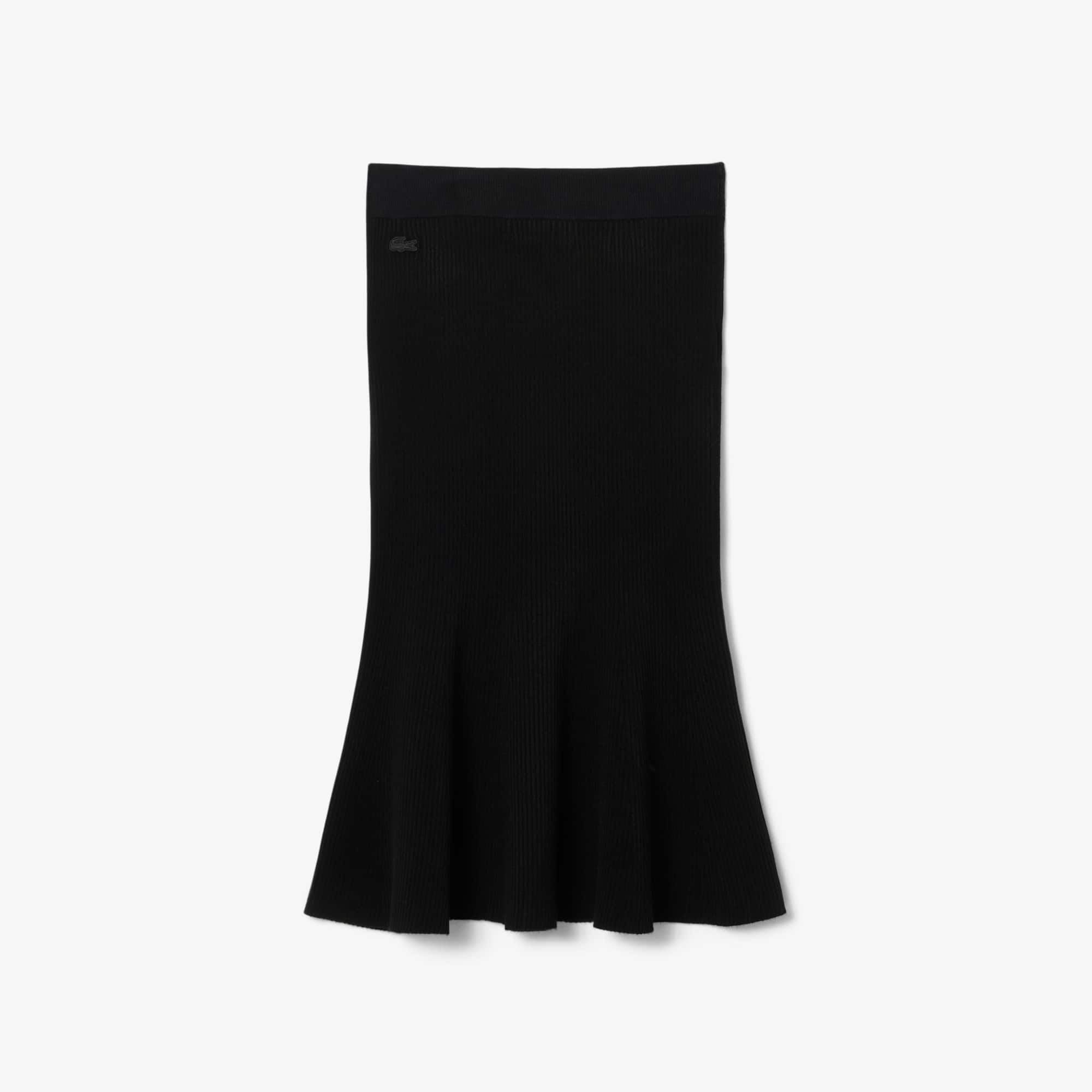 Women's 3D Ribbed Midi Skirt - Shorts & Skirts - New In 2026 | Lacoste