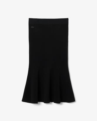 Women's 3D Ribbed Midi Skirt
