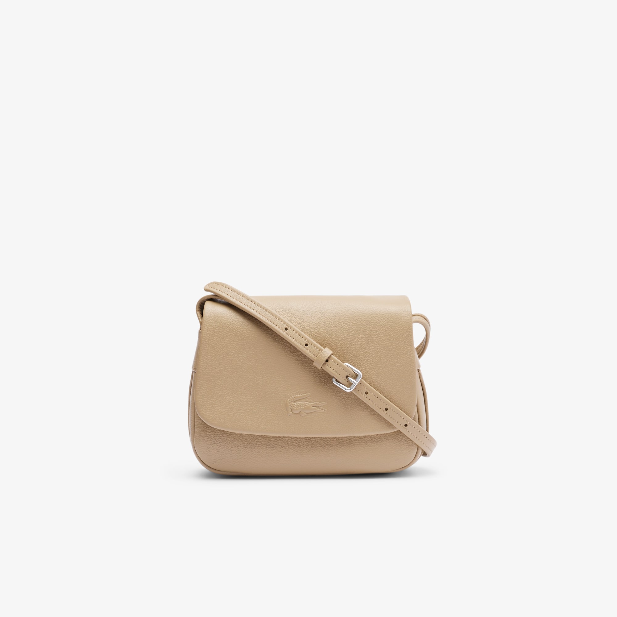 City Court Grain Leather Flap Close Bag - Bags - New In 2026 | Lacoste