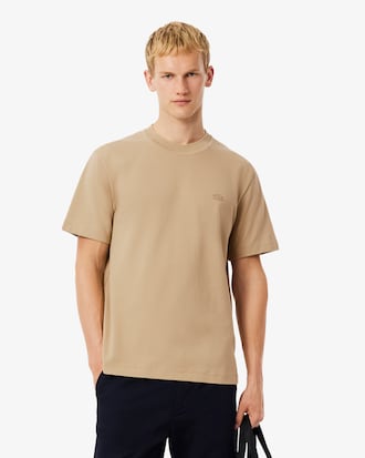 Men's Ribbed Neck Petit Piqu&eacute; T-Shirt