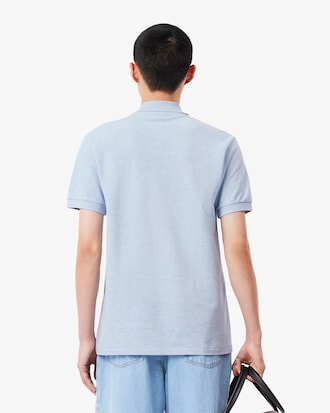 Polo L12.12 en coton petit piqué chiné