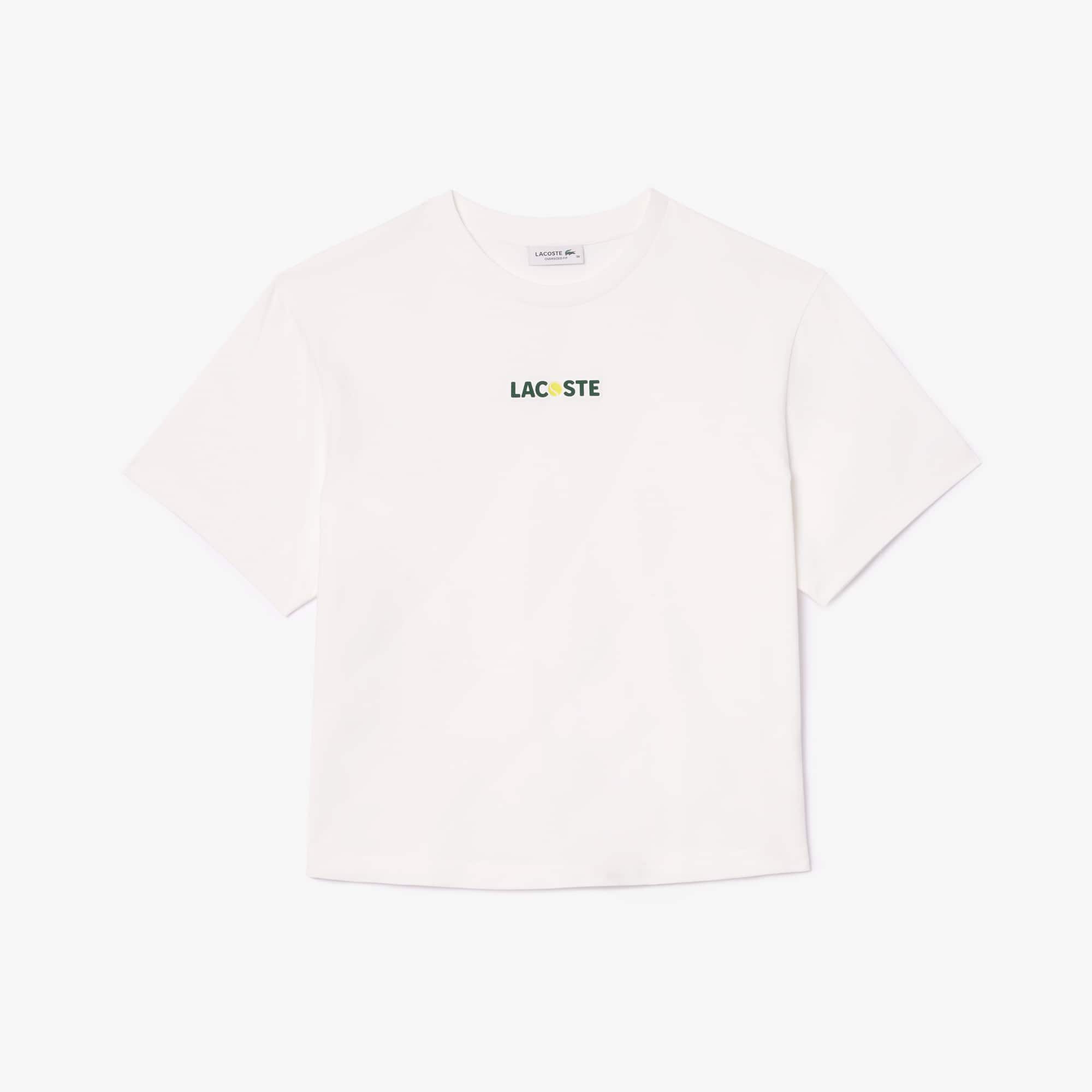 Women's Oversized Ball Print Cotton T-Shirt - undefined
