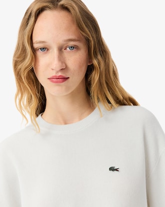 Women's Relaxed Fit Cotton Crew Neck Sweater