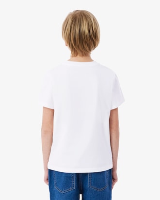 Croc Print Cotton T-Shirt