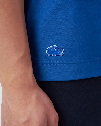 Men's Regular Fit Branded Piqué T-Shirt