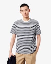 Men's Striped Heavy Cotton T-Shirt
