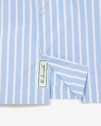 Camisa de manga corta a rayas Relaxed Fit para hombre