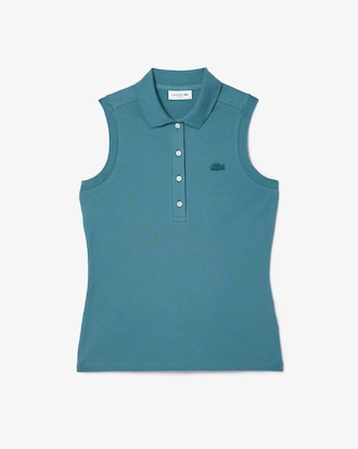 Women's Slim Fit L.12.D Sleeveless Stretch Polo