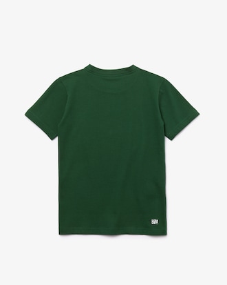 Kids' Oversized Technical Cotton Tennis T-Shirt