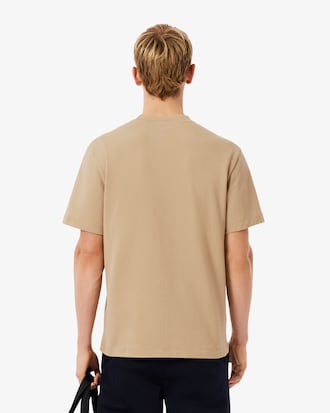 Men's Ribbed Neck Petit Piqu&eacute; T-Shirt