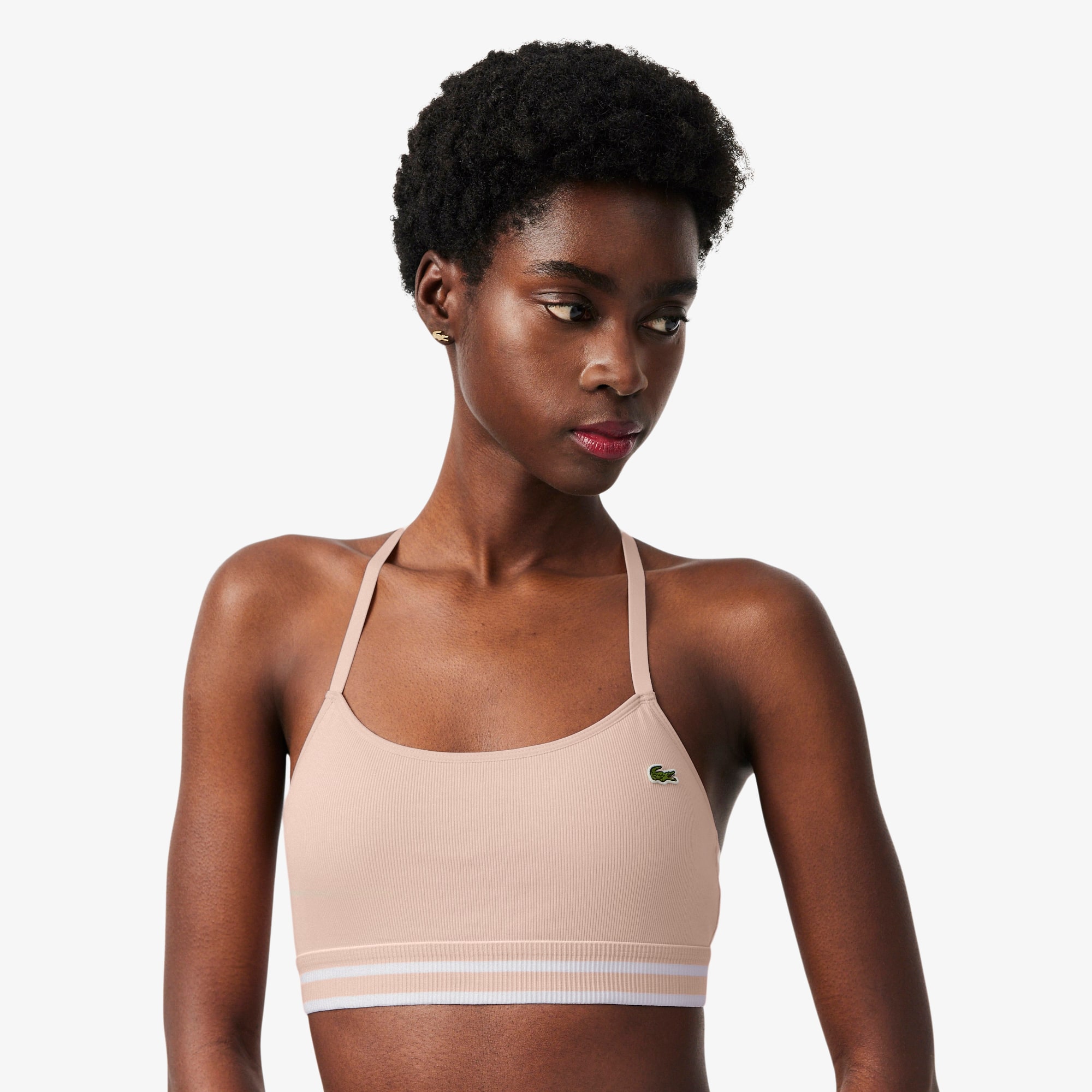 Ribbed Cotton Bralette