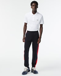 Men’s Sweatpants with Branding and Contrast Stripe Detail