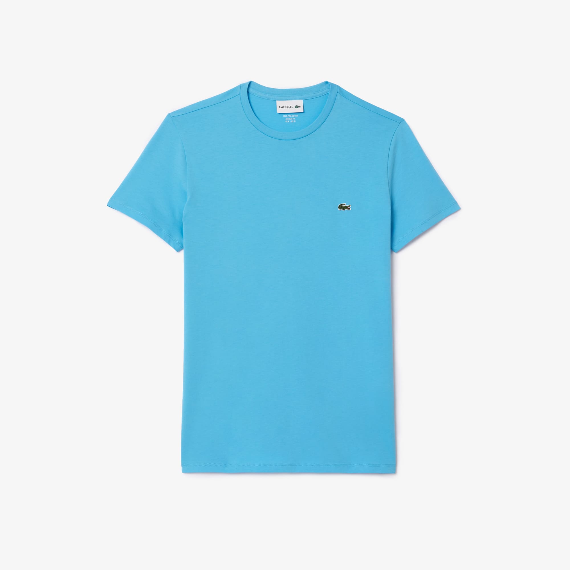 Tシャツ・カットソー LACOSTE Men T-shirt Military TH6709 BMY Lacoste men's crew neck cotton T-shirt th6709 Beige