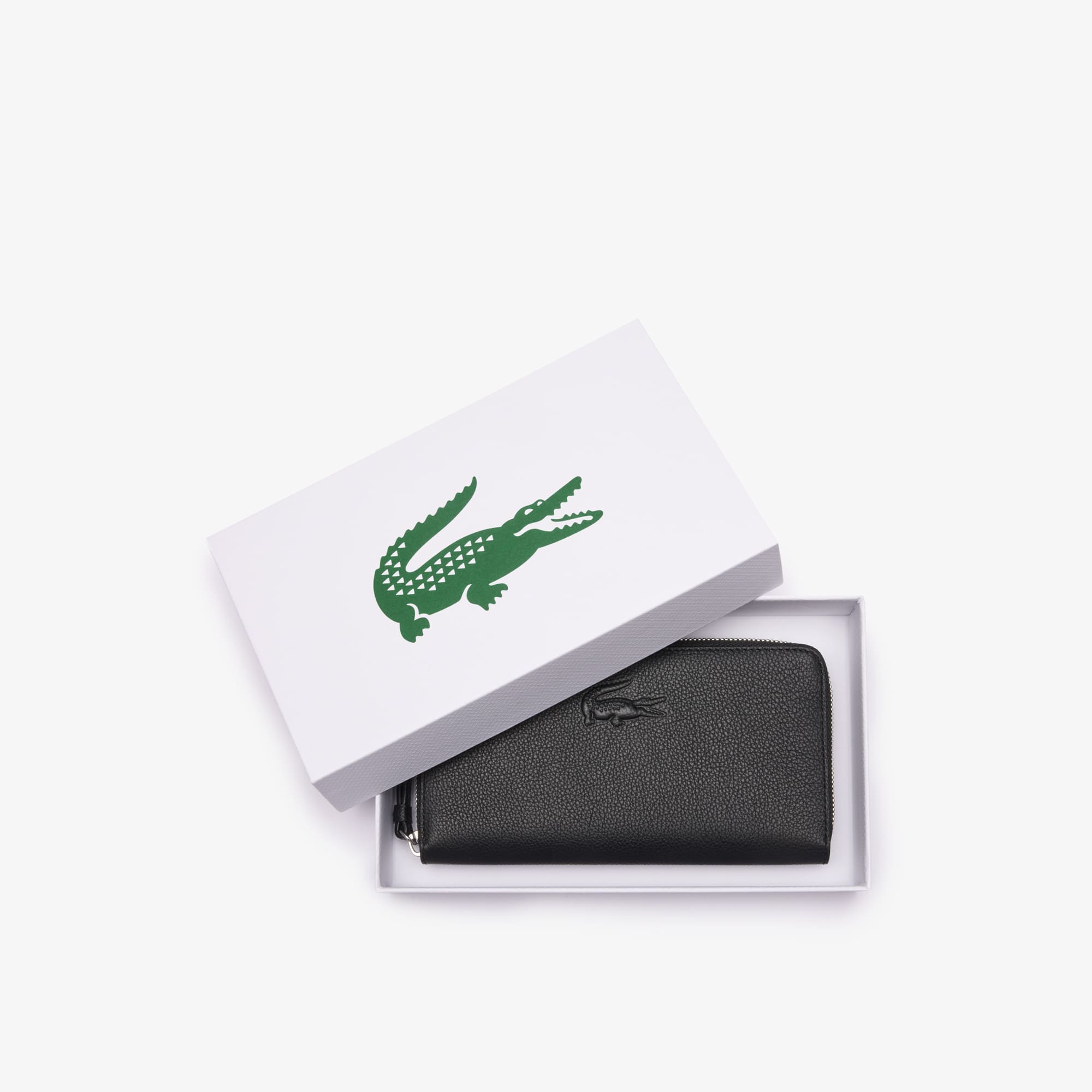 [LACOSTE] City coat Coin zip around half wallet BG /追跡可 LACOSTE] City coat Coin zip around half wallet BG /追跡可