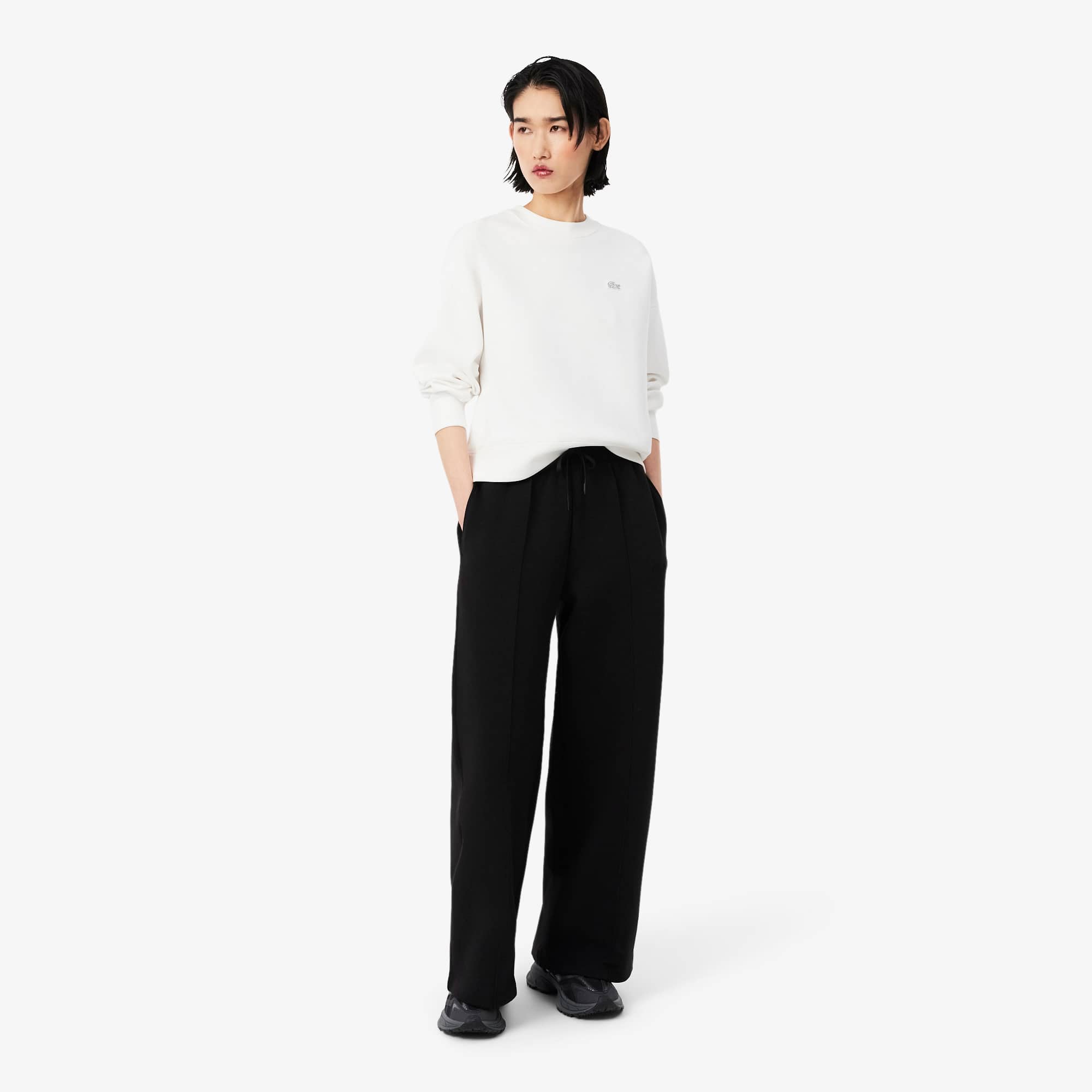 Wide Fit Jersey Sweatpants - Pants & Leggings - New In 2026 | Lacoste